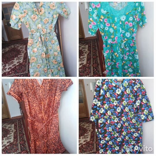 Халаты и платья женские времен СССР