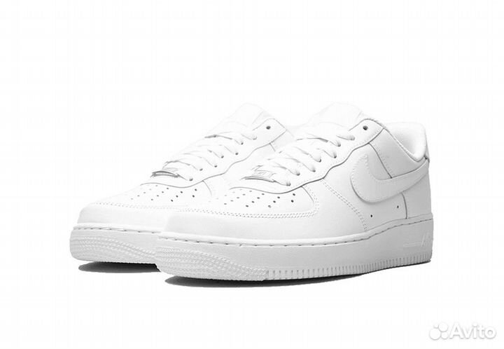 Кроссовки Nike Air force 1 белые все размеры 37-41