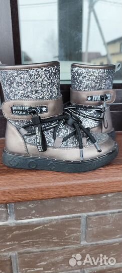 Сапоги зимние детские 25р
