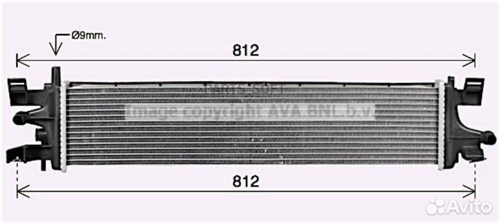 Радиатор охлаждения дополнительный Форд Куга 1.5 1
