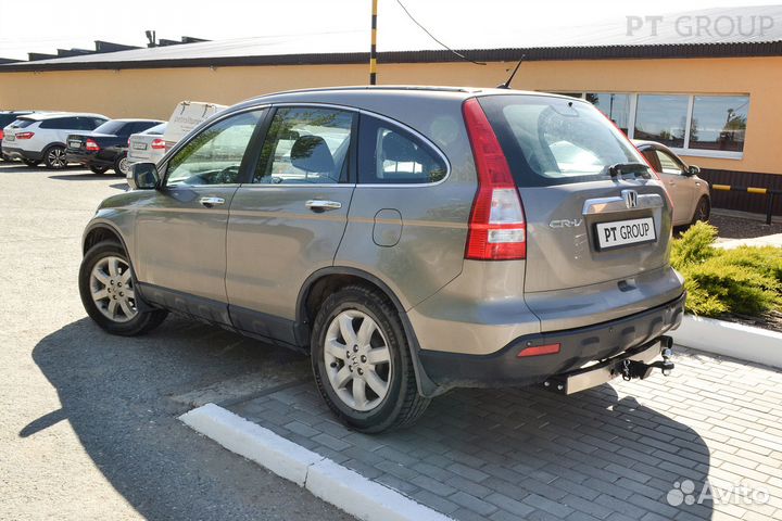 Фаркоп съемный квадрат с нержнакладкой Honda CR-V