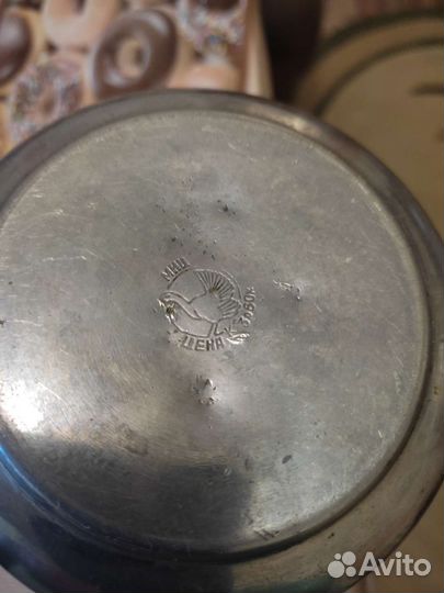 Чайник заварочный СССР мельхиор мнц