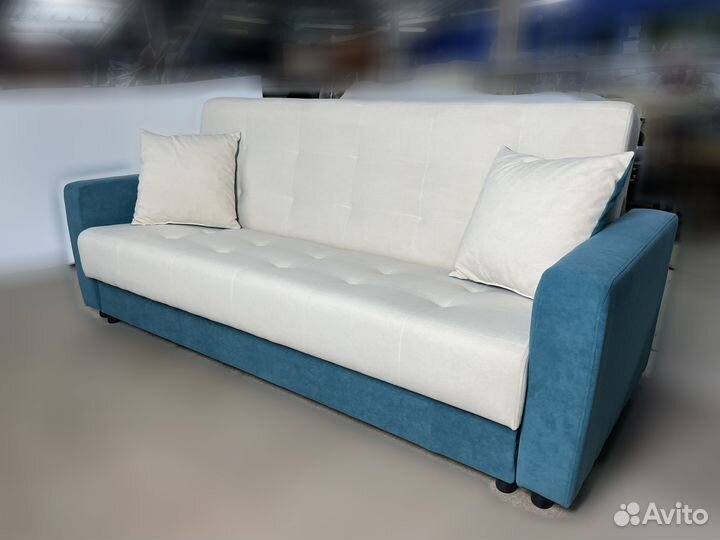 Диван книжка с подлокотниками и ящиком