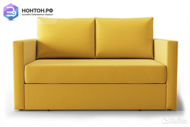 Диван выкатной Берг желтый