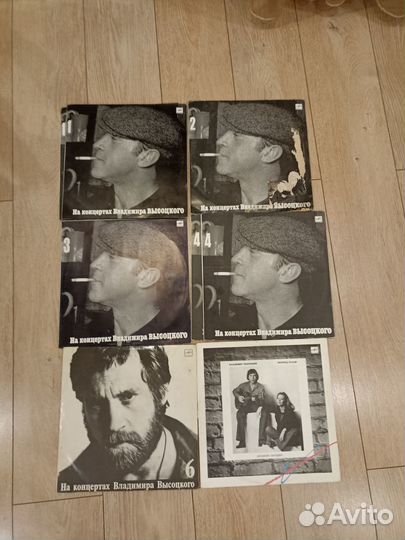 Виниловые пластинки. В. Высоцкий