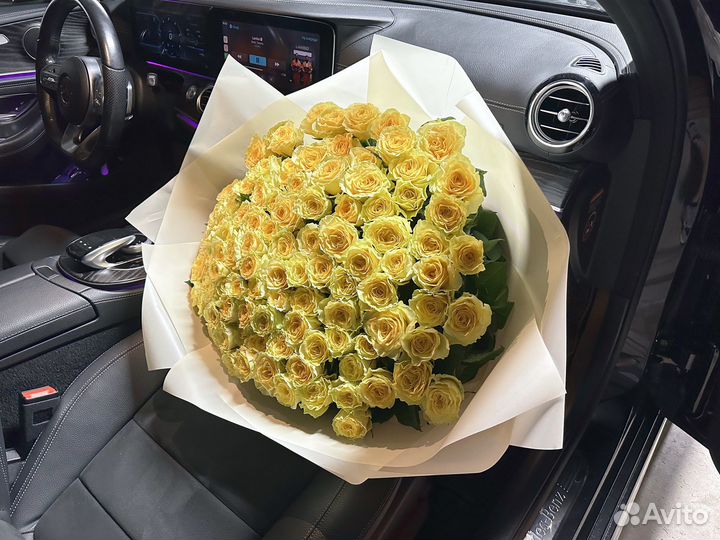Розы доставка букет роз розы опт 51 роза 101 роза