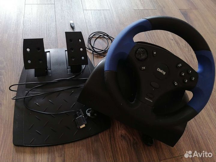 Игровой руль Dialog GW-12VR