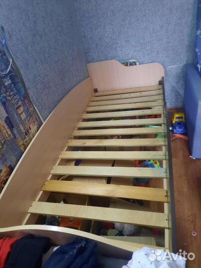 Детская кровать от 3 лет с бортиками