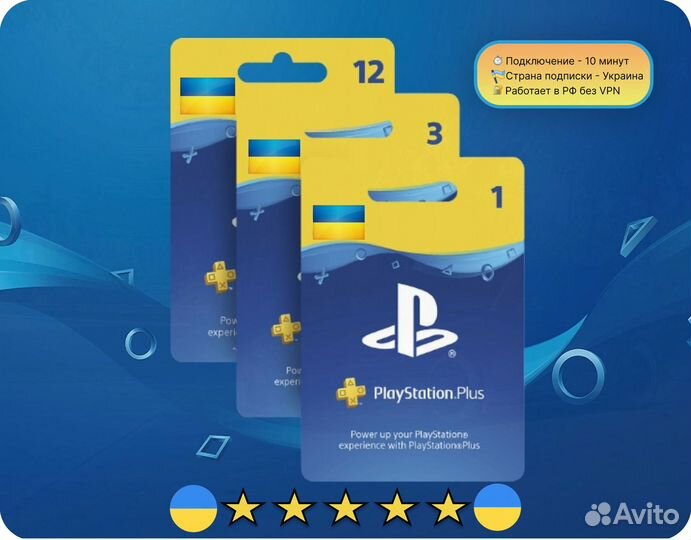 PS Plus Essential (Украина) 12 месяцев