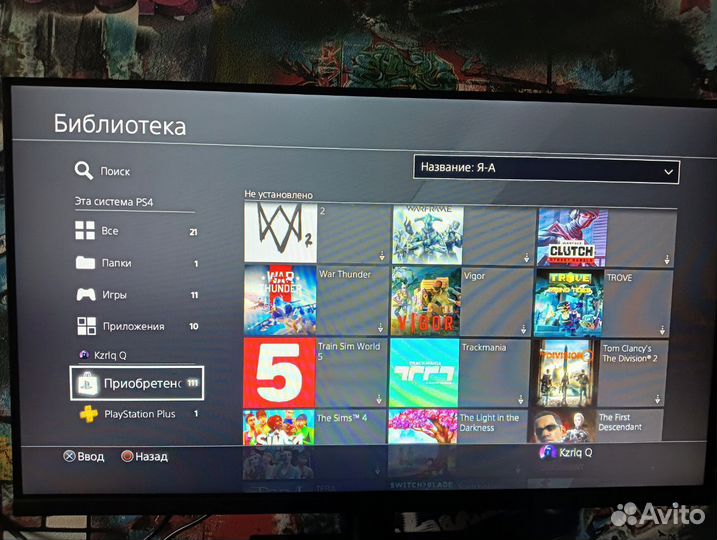 Sony playstation 4 fat 100+ игр