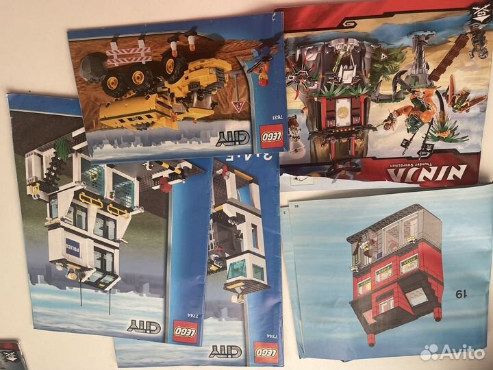 Lego россыпью с инструкциями