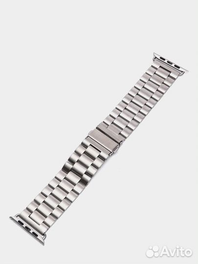 Стальной блочный браслет для Apple watch