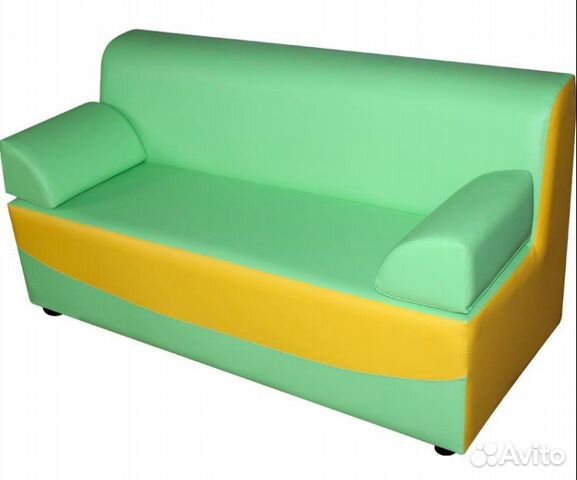Детский диван 120 см для детских садов и школ