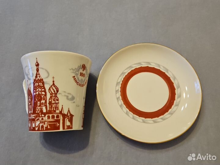 Чашка с блюдцем лфз