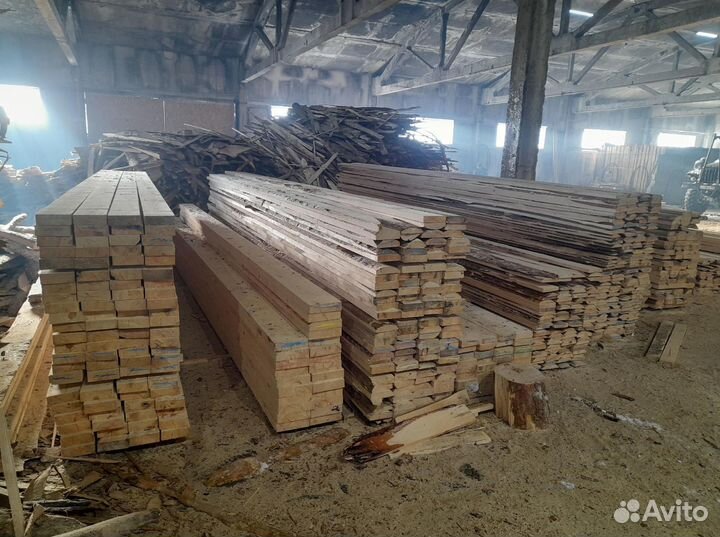 Доска обрезная 25х100х6000 ГОСТ