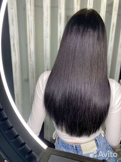 Наращивание волос модель