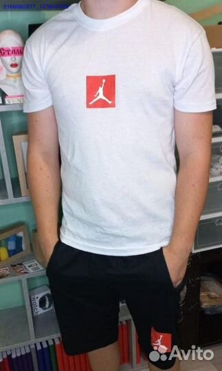 Спортивный костюм футболка + шорты (Арт.56505)