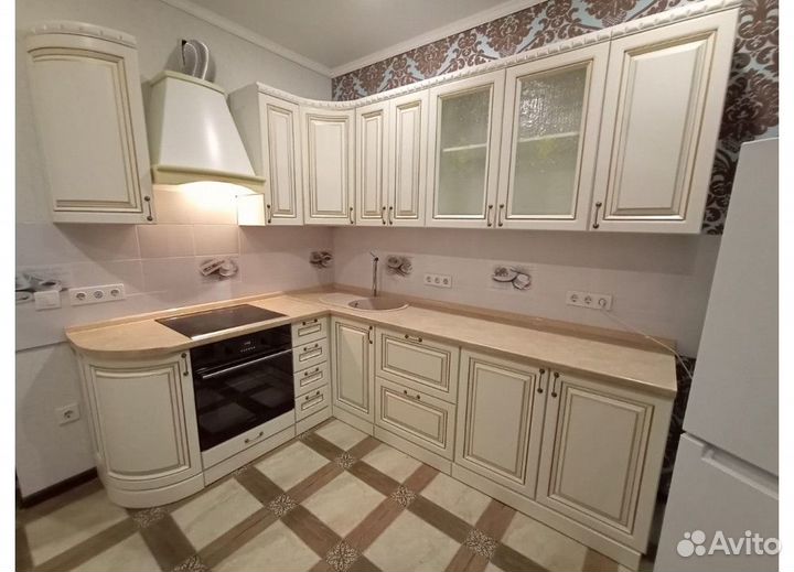 Модульная кухня Деметра,эмаль,патина