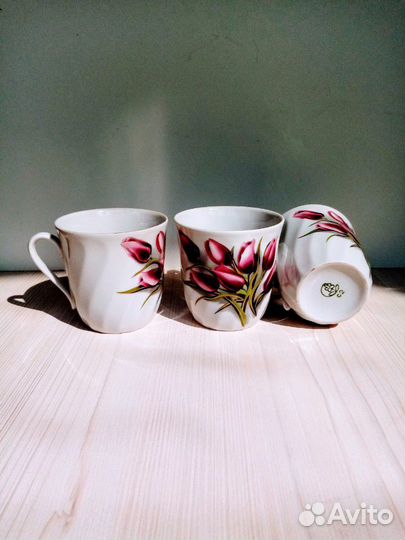 Чайные кофейные пары кружки чашки винтаж СССР