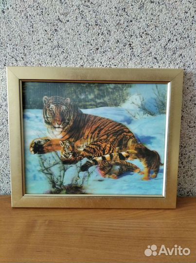 Картина линзовидная декоративная 3D