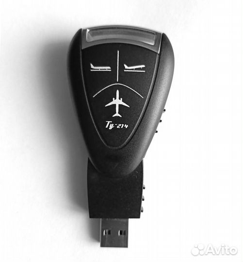 Ту-214(К А П О) USB флешка - брелок на 8 Гб