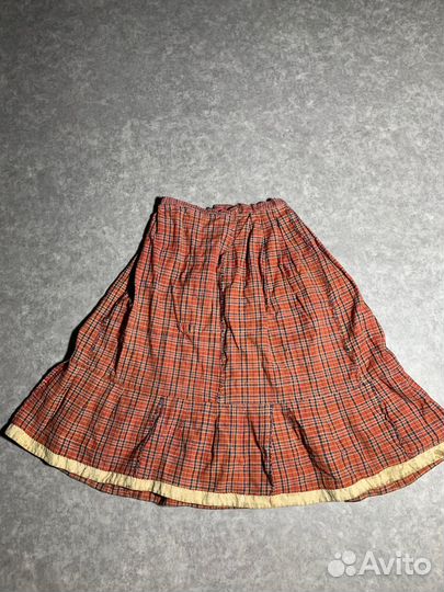 Юбка старинная домотканная