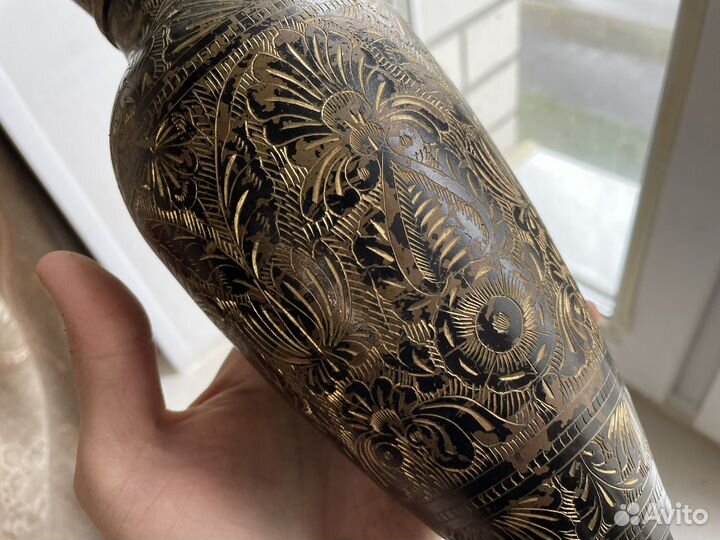 Индия ваза латунная