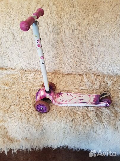 Самокат детский трехколесный б/у