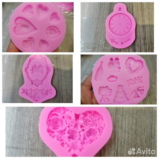 Молды силикон, штампики скрапбукинг