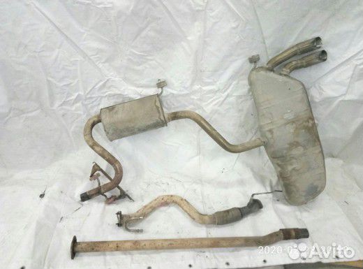 Skoda Yeti,1.4 турбо,глушитель в сборе