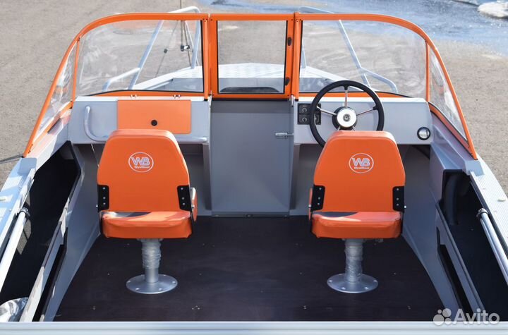 Моторная лодка алюминиевая Неман 500 DC NEW