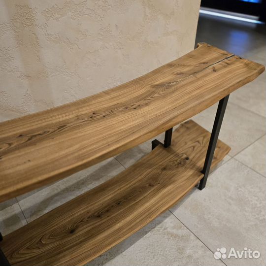 Консоль слэб, живой край