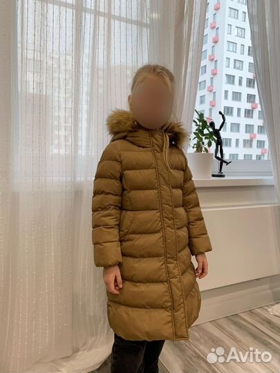 Пальто для девочки uniqlo