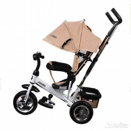 Велосипед 3 колесный Comfort 10x8 EVA, бежевый, ар