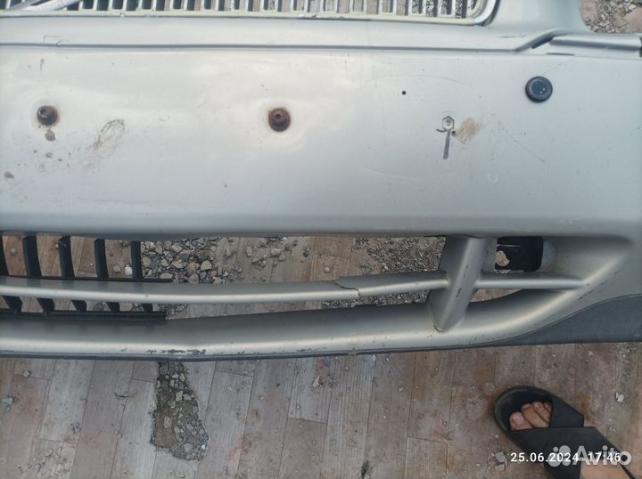 Бампер передний оригинал дорест. Volvo S80(99-04)