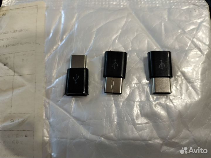 Переходник с micro usb на type c