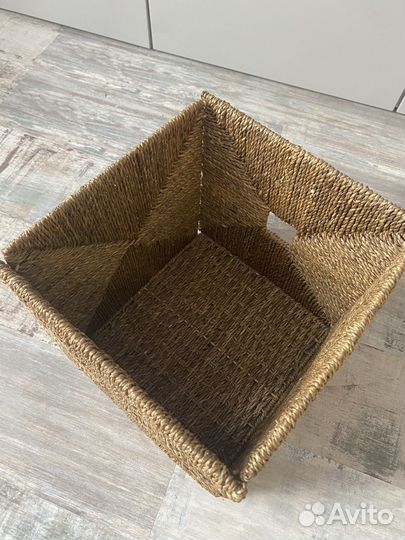 Корзина для хранения IKEA 32x33x32 см, водоросли