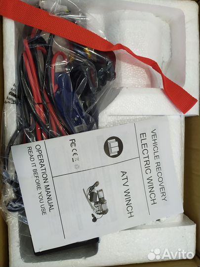 Лебедка Electric Winch 4000 LBS синтетический трос