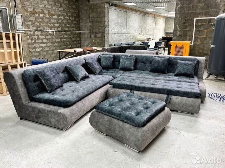Большой угловой диван / диван трансформер
