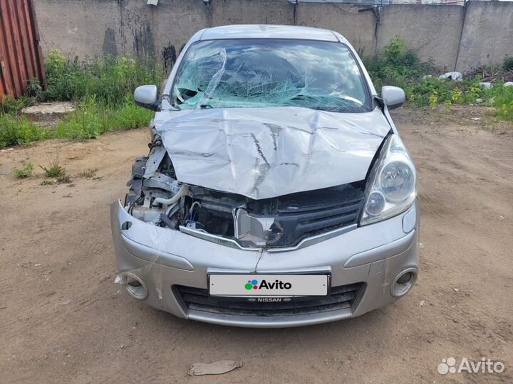 Nissan Note 1.6 AT, 2012, битый, 93 000 км