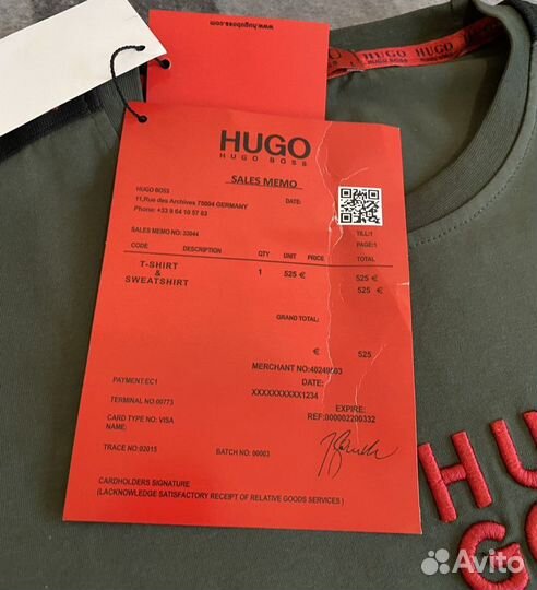 Футболка Hugo Boss Green