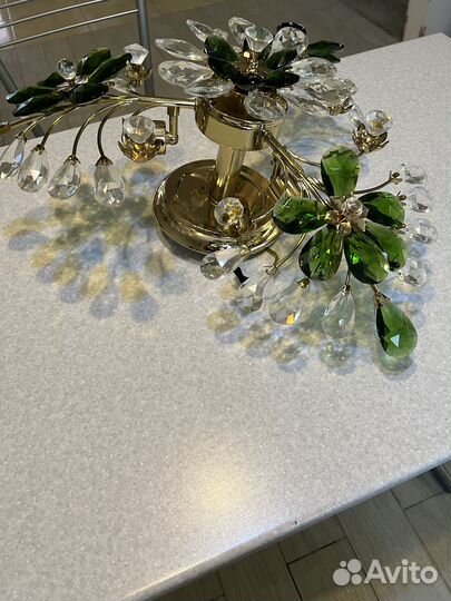 Люстра хрустальная бу