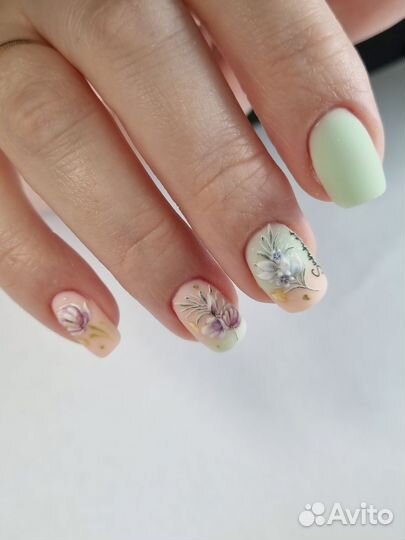 Маникюр, наращивание, дизайн, педикюр