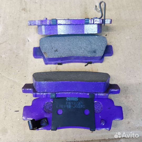 Колодки тормозные toyota Mark 2 задние 4 шт