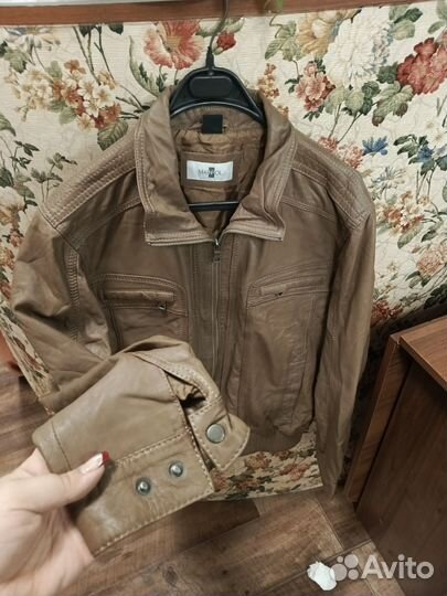Кожаная куртка мужская