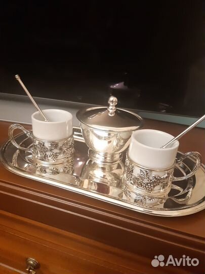 Кофейный набор, сервиз на 2 персоны