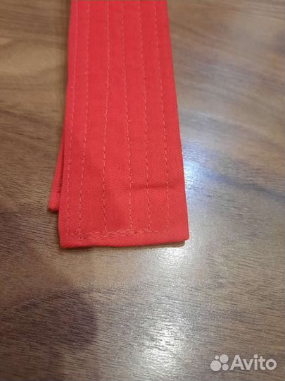 Красный пояс самбо СССР новый 2,73м