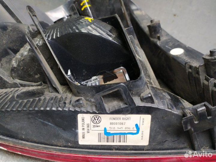 Фонарь задний наружный правый Volkswagen Golf Vi