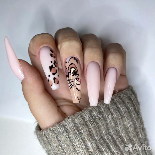 Маникюр+укрепление+гель-лак/Наращивание ресниц/Нар