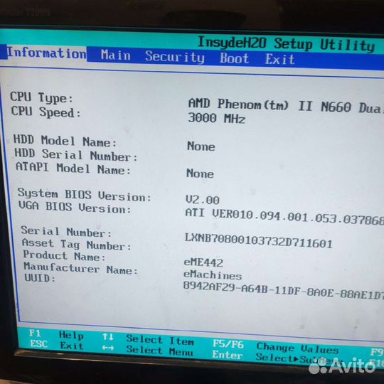 Emachines E442 PEW96 (LA-6552p Rev 1.0)